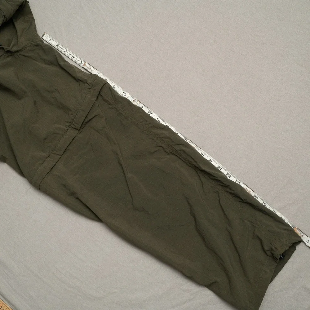 The‎ North Face Zip Off Hiking Pants Shorts Olive Green Adult 33